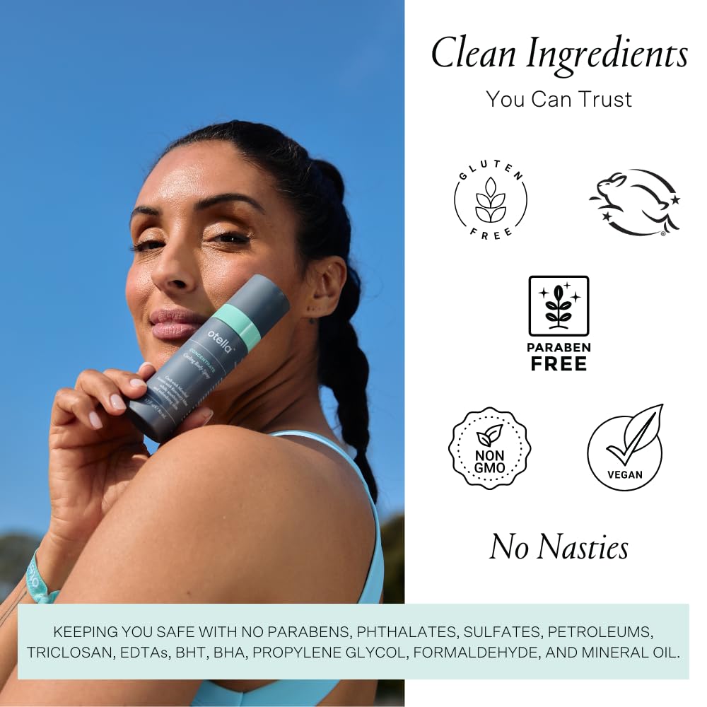 Otella Neck and wrists targeted cooling with spray.