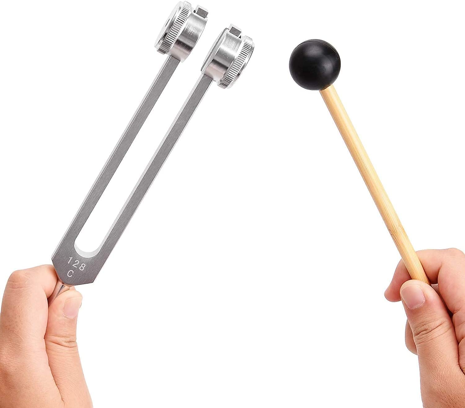 OTURGC 128 Hz tuning fork sacrum placement for grounding sensations