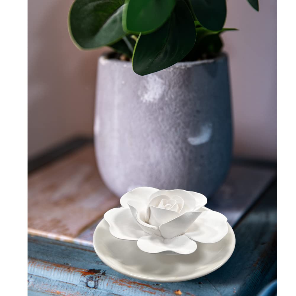 oumeiben desktop ceramic base safely holds essential oils without leaks