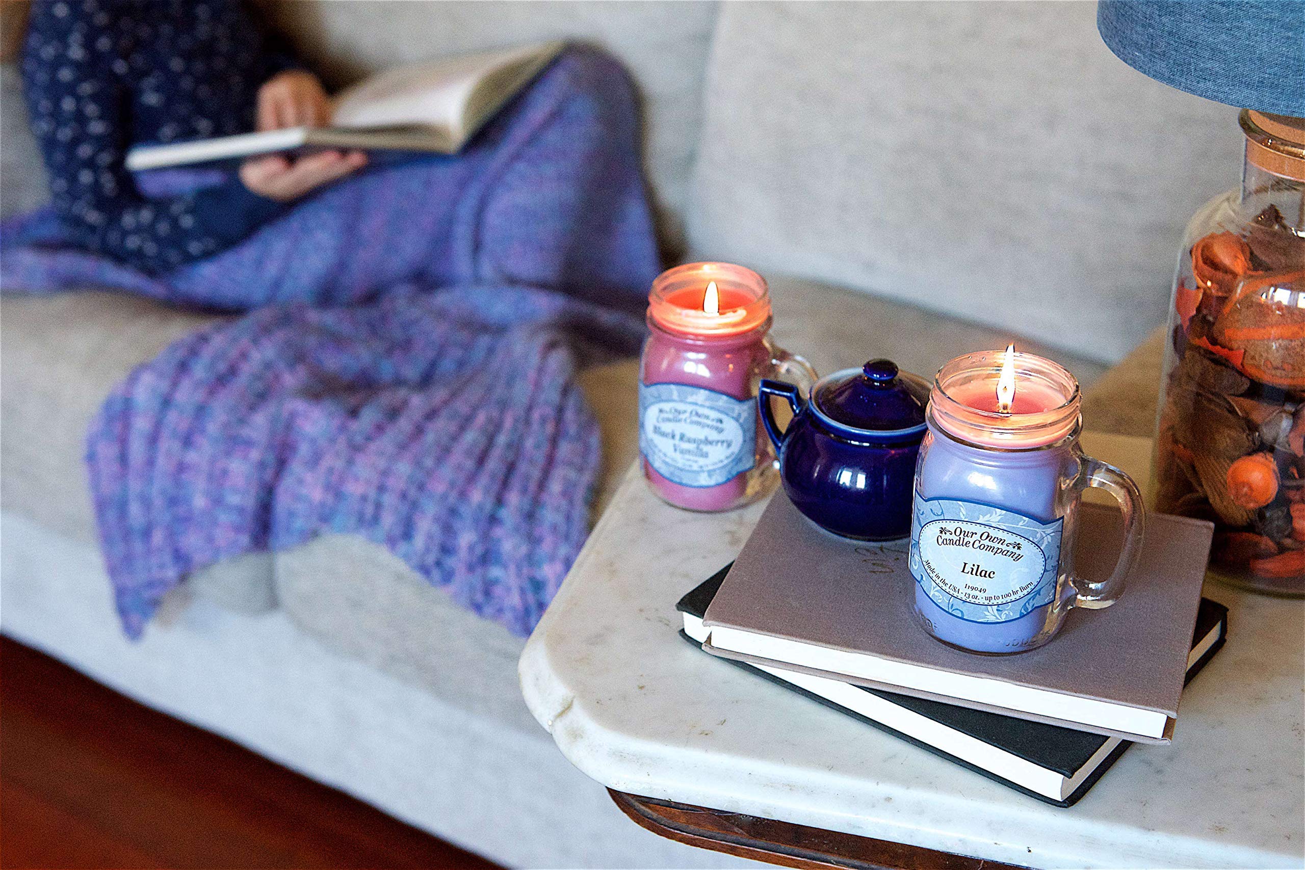 Our Own Candle Company: uso en hogar u oficina con fragancia premium.