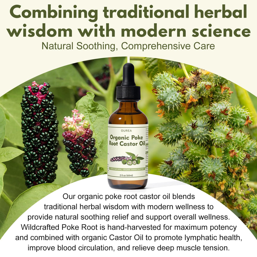 OUREA oil used for warm massage during self-care routines.