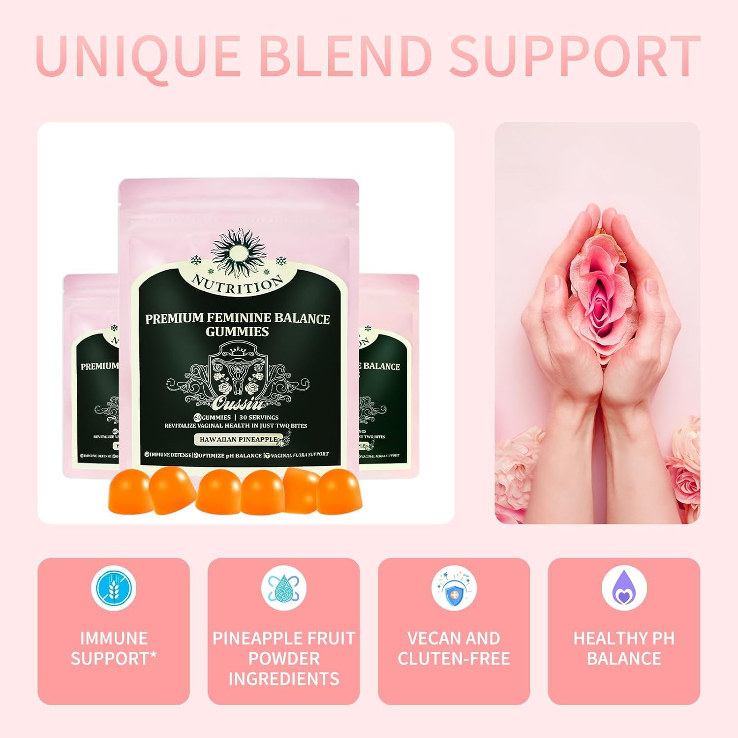 Oussiu 60-count pack is ideal for a consistent 30-day wellness routine