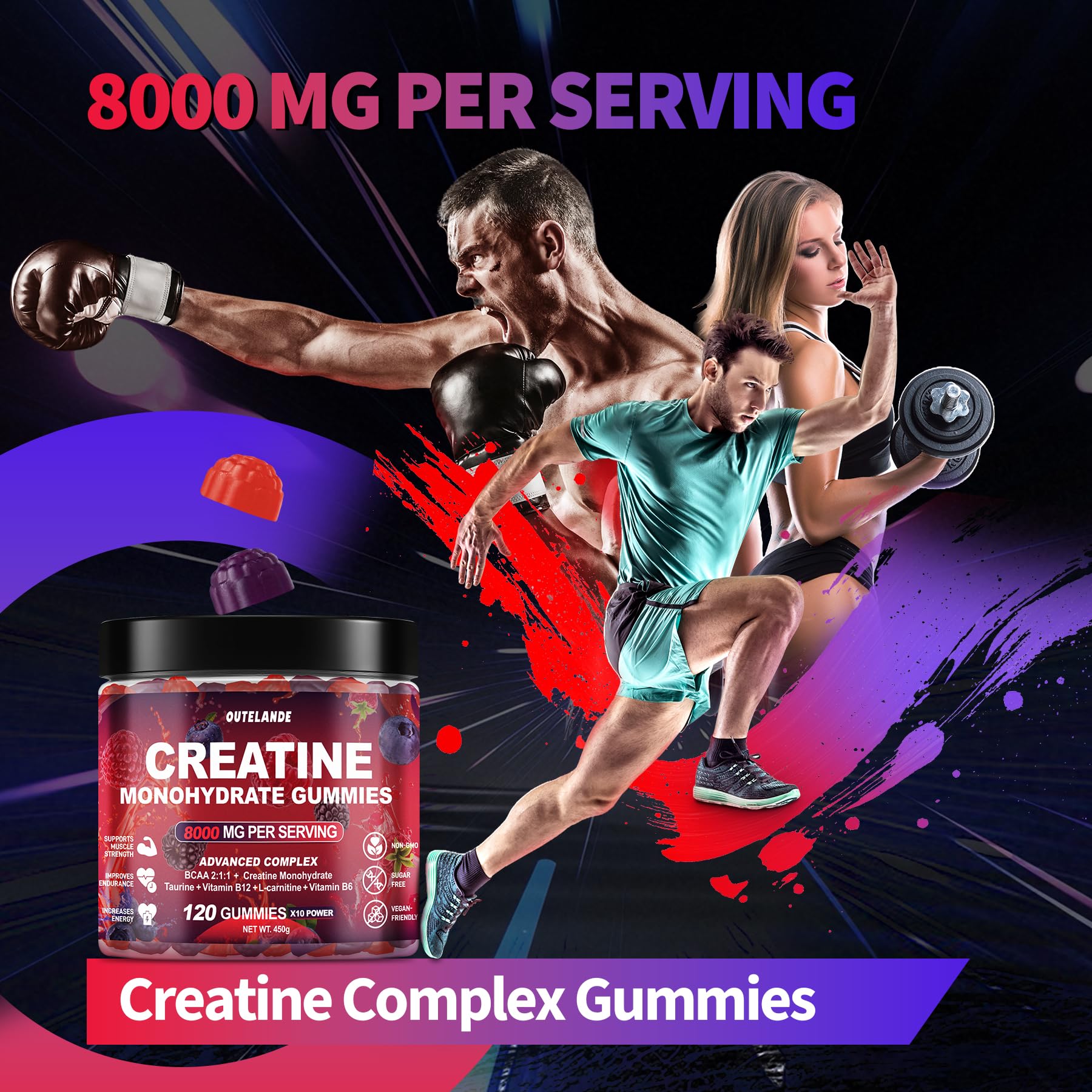 OUTELANDE recommends 3 gummies per day for simple daily use.