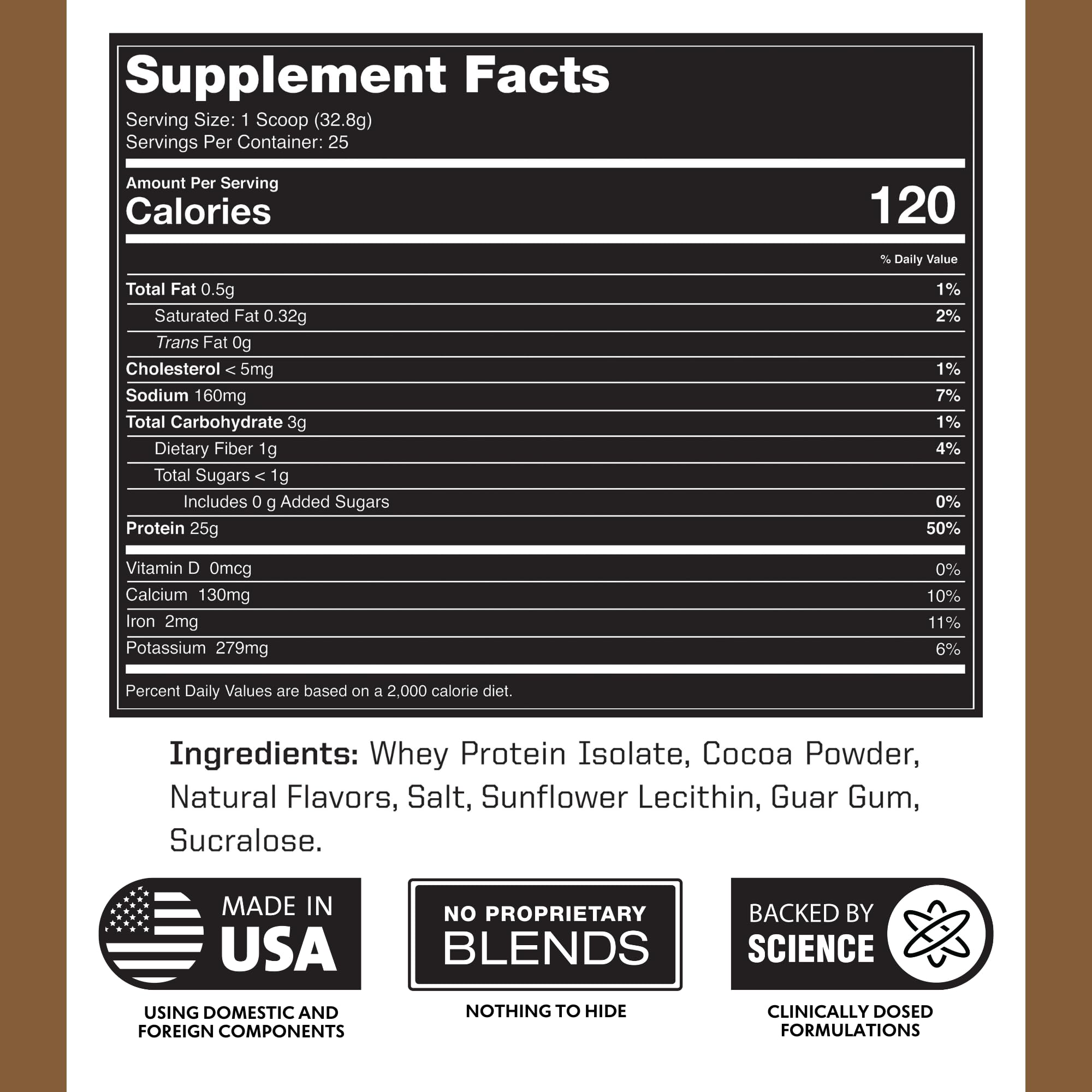 Outwork Nutrition Whey Isolate chocolate powder offers a tasty post-workout option