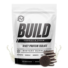 Outwork Nutrition Whey Isolate Cookies & Cream powder for lean muscle support.
