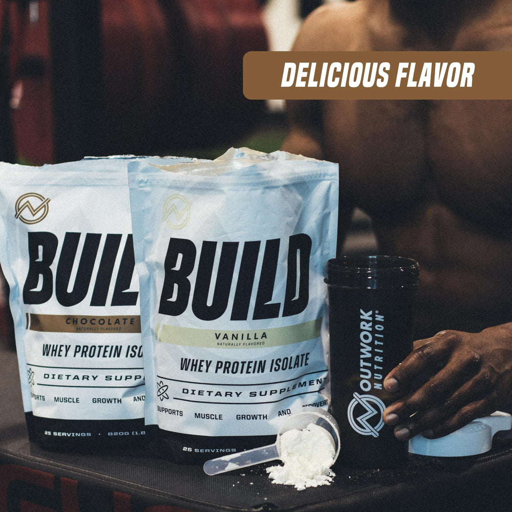 Outwork Nutrition Whey Isolate with leucine focus for efficient protein synthesis support