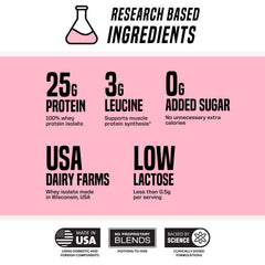 Outwork Nutrition Whey Isolate strawberry powder shows vibrant flavor for enjoyable post-workout shakes.