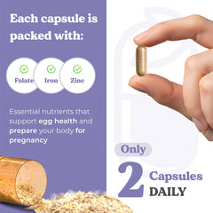 Ovalife capsules close-up illustrating easy daily intake