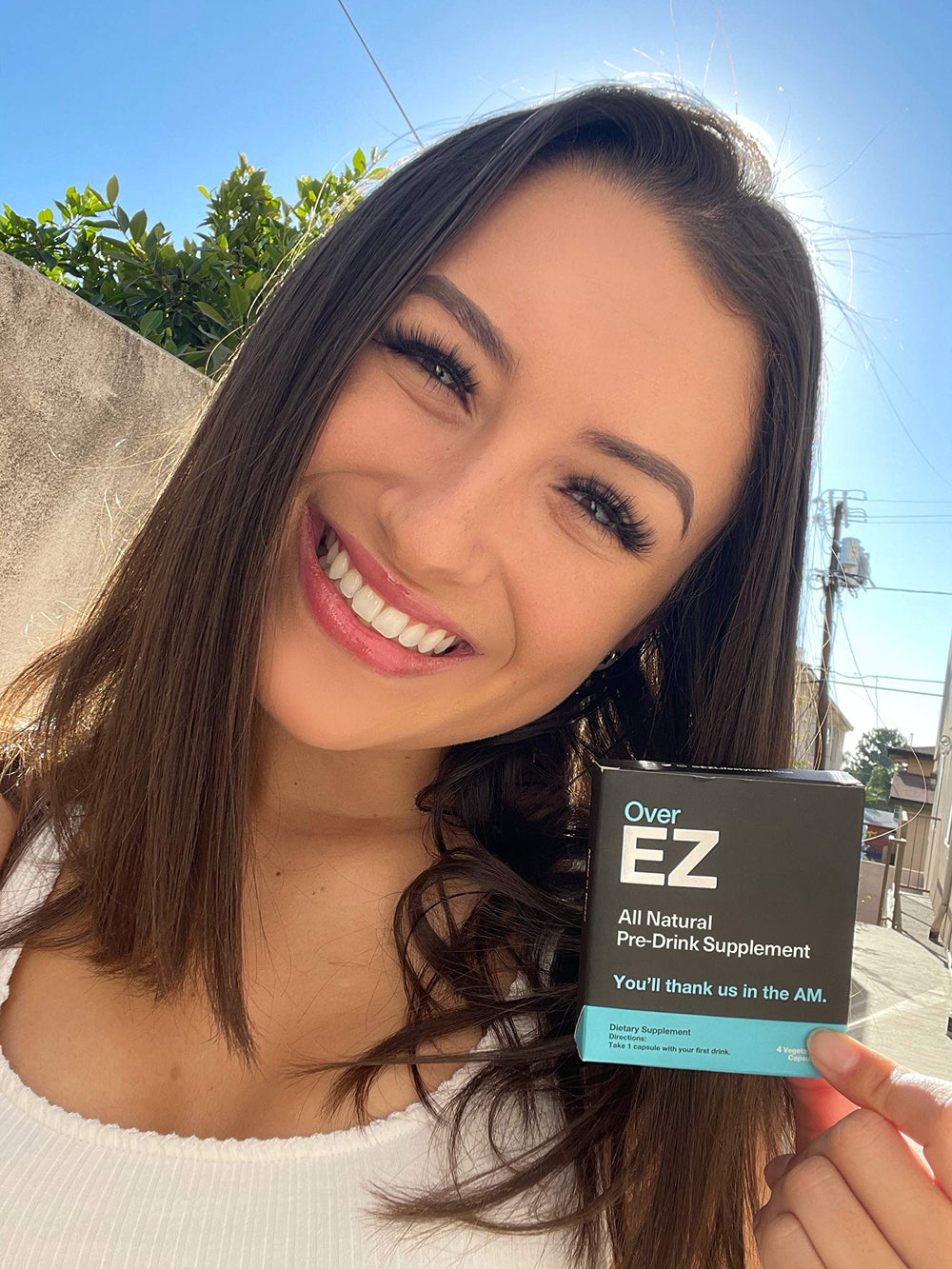 OVER EZ zinc magnesium blend on label emphasizes minerals for daily energy support