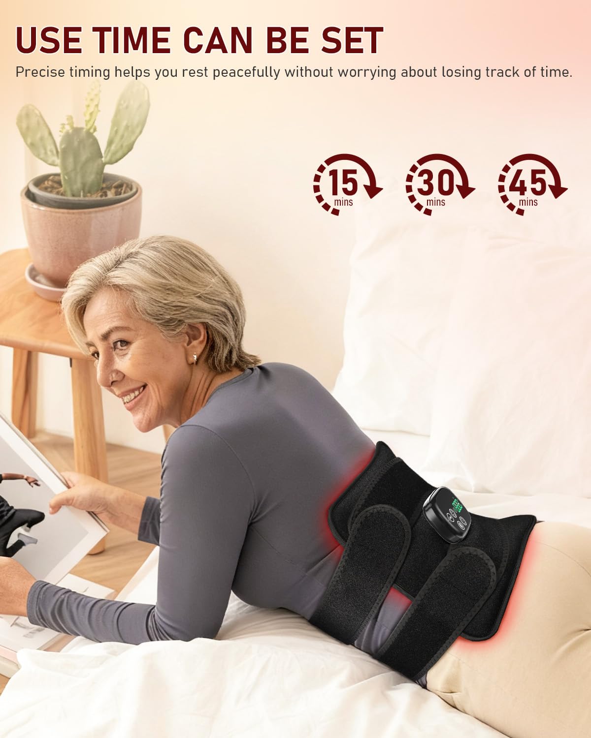 OVIMAZ adjustable two-wrap design fits multiple body areas