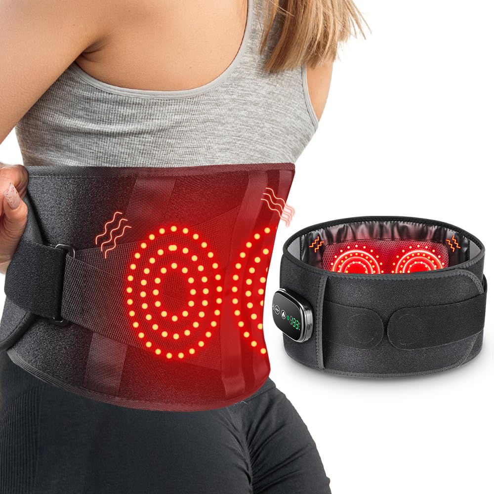 OVIMAZ red light therapy belt front view for portable wellness
