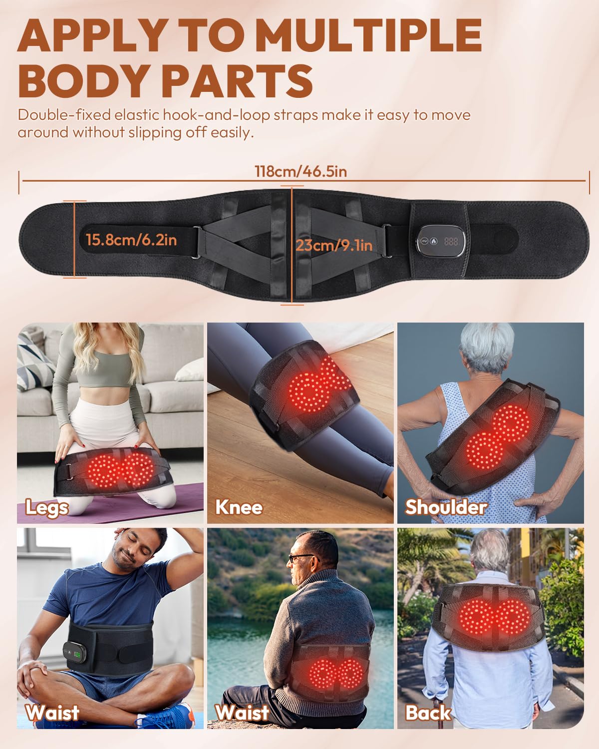 OVIMAZ device offers three massage modes for varied relief options