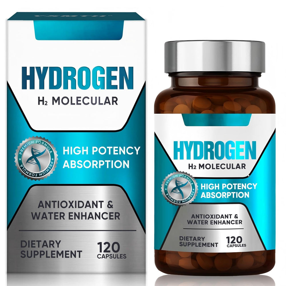 Owe Uself Hydrogen Water Tablets bottle close-up showing convenient daily hydration
