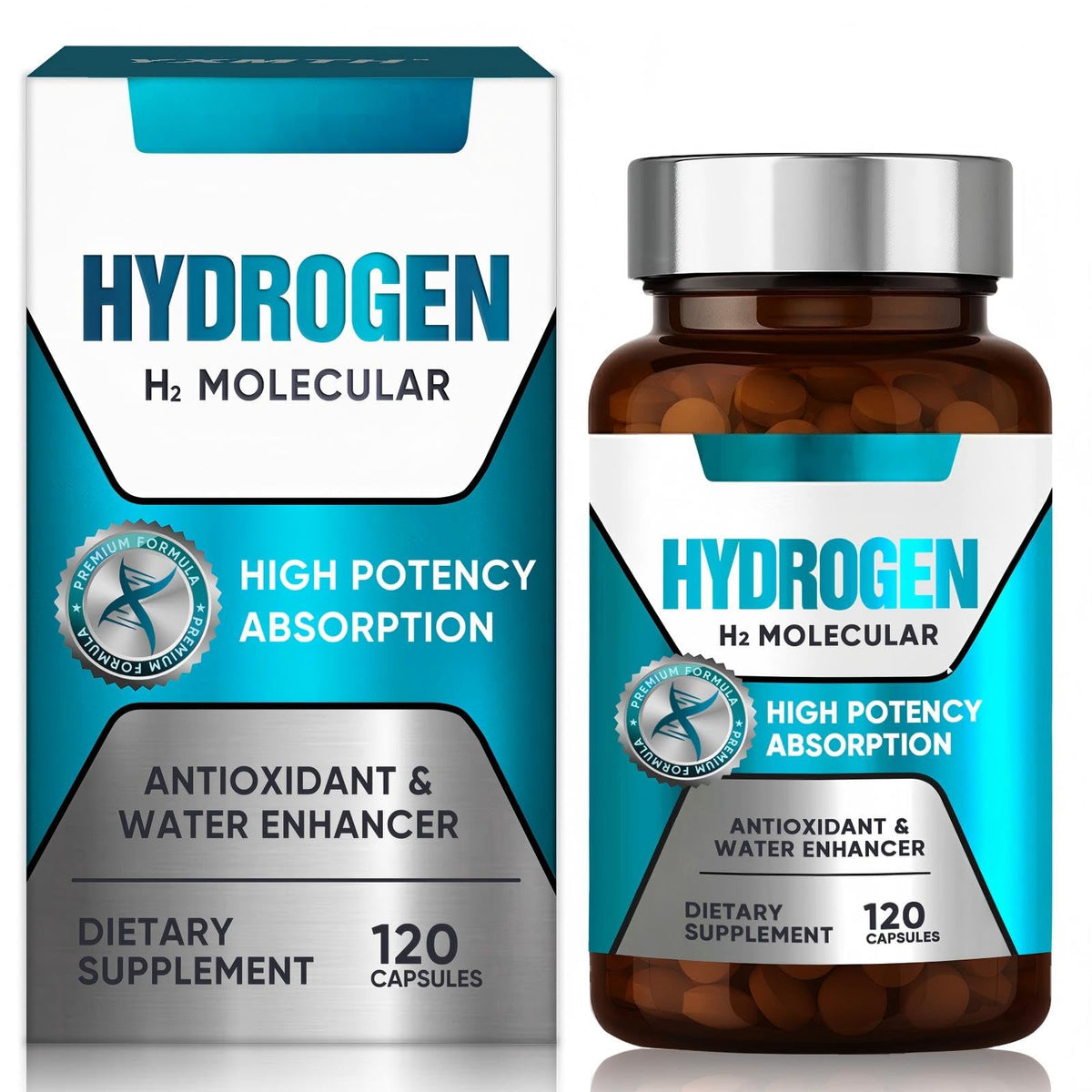 Owe Uself Hydrogen Water Tablets bottle close-up showing convenient daily hydration