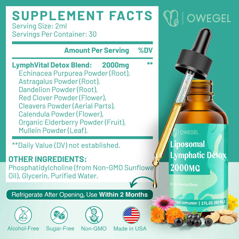 owe gel liposomal drops dropper ready for precise daily 2 ml dosing