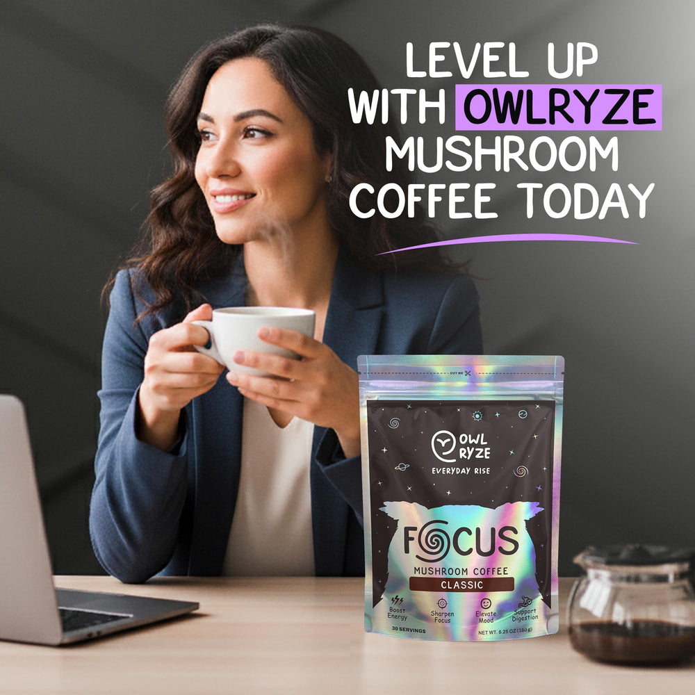 OwlRyze Focus Classic MCT oil adds smooth energy between meetings.