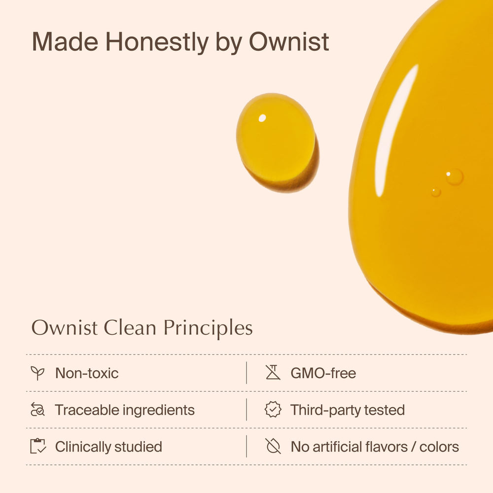 Ownist clinical study notes improvements in skin density and firmness.