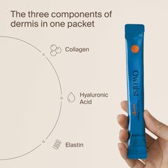 Ownist hydrolyzed marine collagen elastin hyaluronic acid dermis essentials in liquid form.