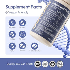 OWNONE NAD+ label and packaging emphasizing GMP HACCP quality standards.