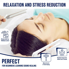 Owzars 256Hz tuning fork ready for vibration therapy and chakra balancing
