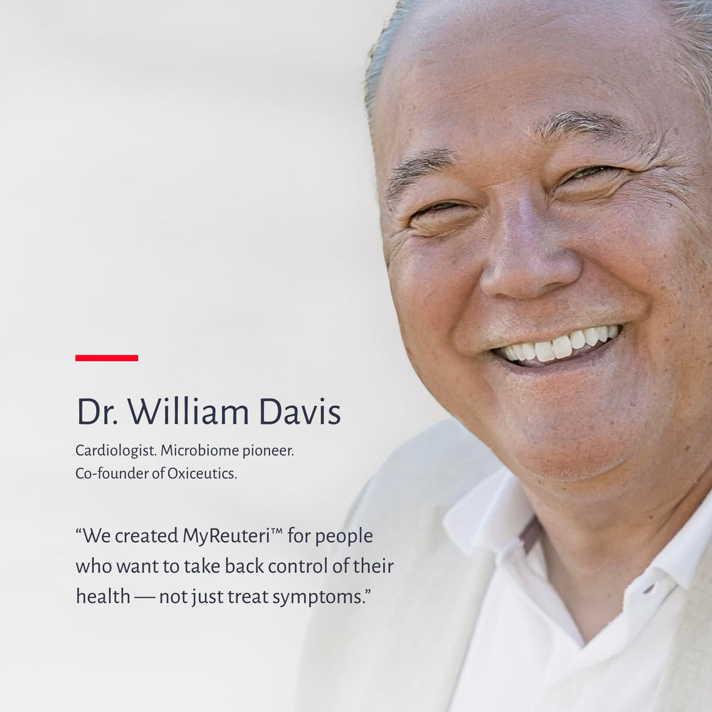 oxiceutics MyReuteri in Dr. Davis signature guidance adds credibility