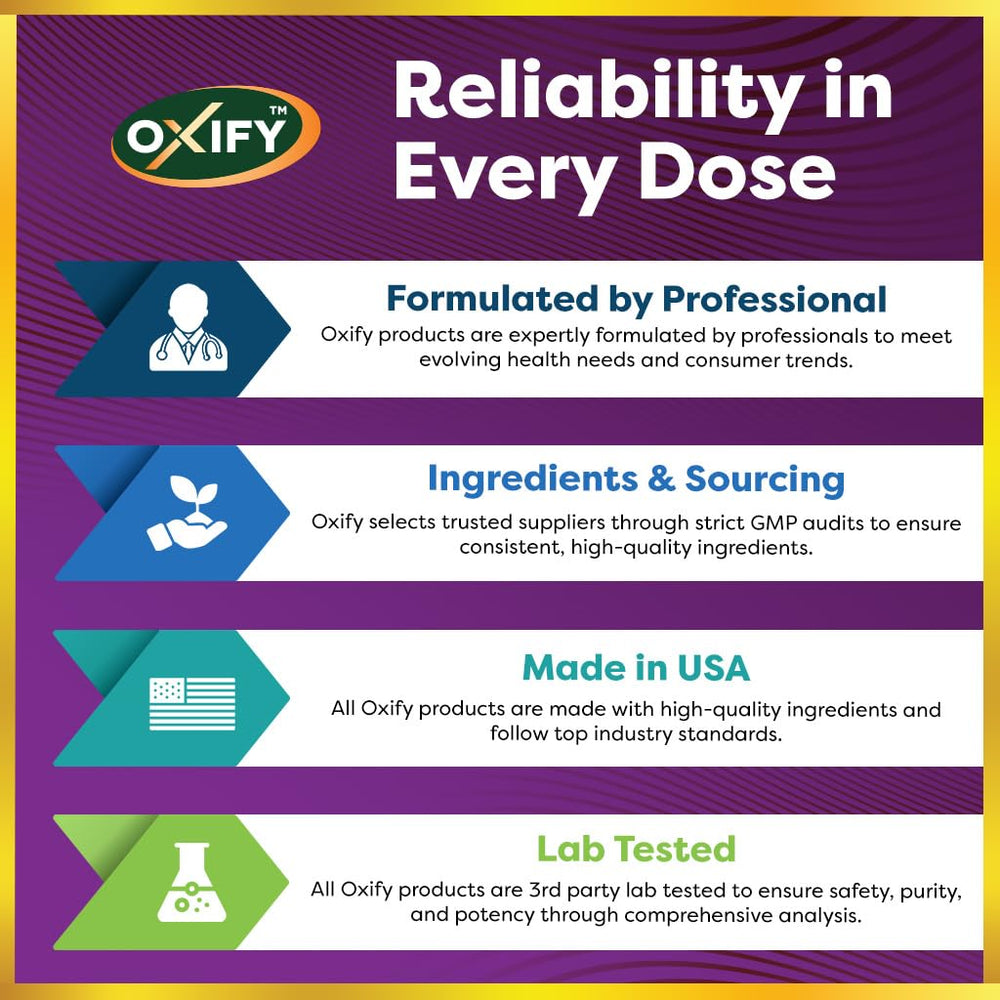 Oxify Lactase Enzyme 9000 bottle back label with gluten free and non GMO notes