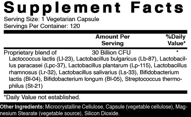 Oxify multi-strain label highlights broad support for balance.
