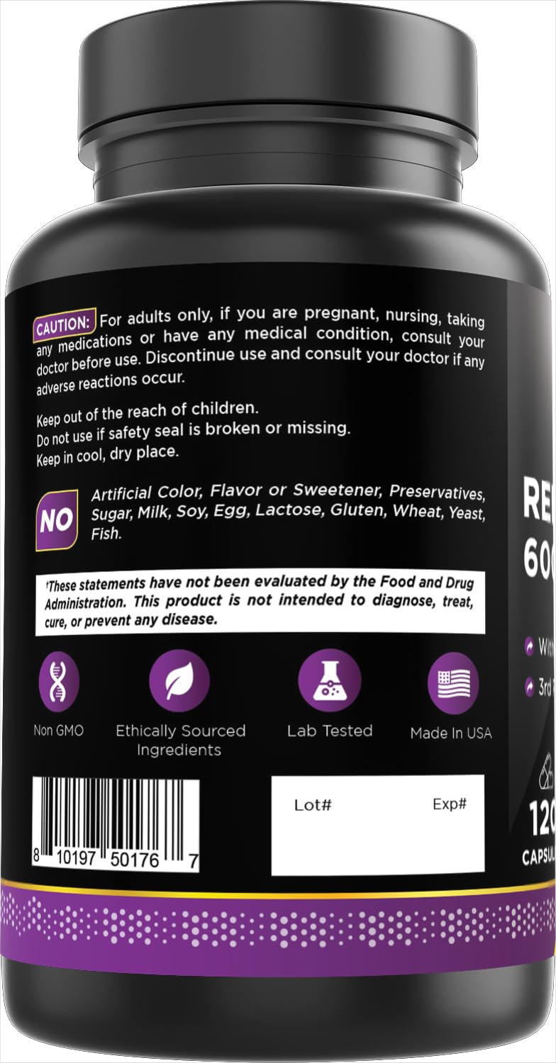 Oxify fact panel outlines bottle contents and two-month supply