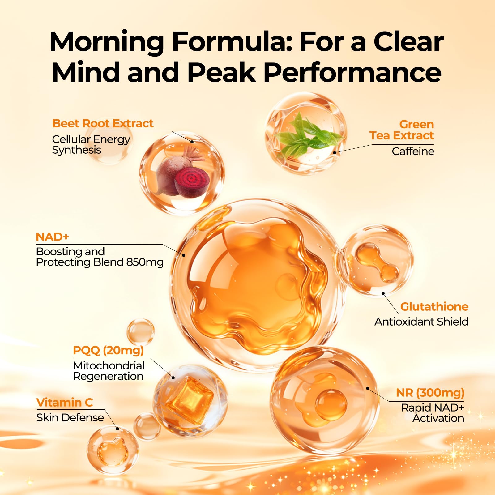 OxyEnergy zesty orange flavor enhances morning take.