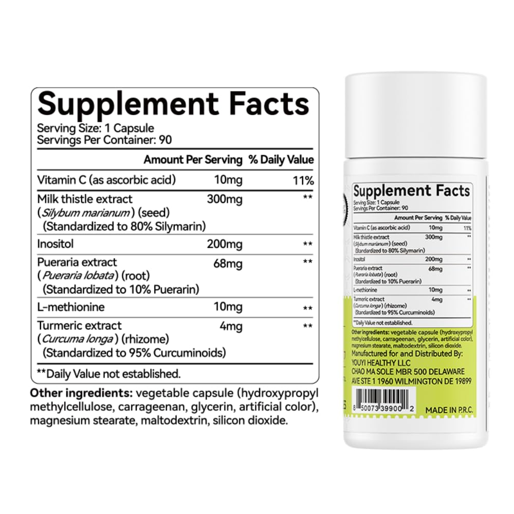 OxyEnergy milk thistle capsules pack shot for daily antioxidant support.