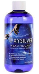 OxySilver capful dosing demonstrates three-times daily use.