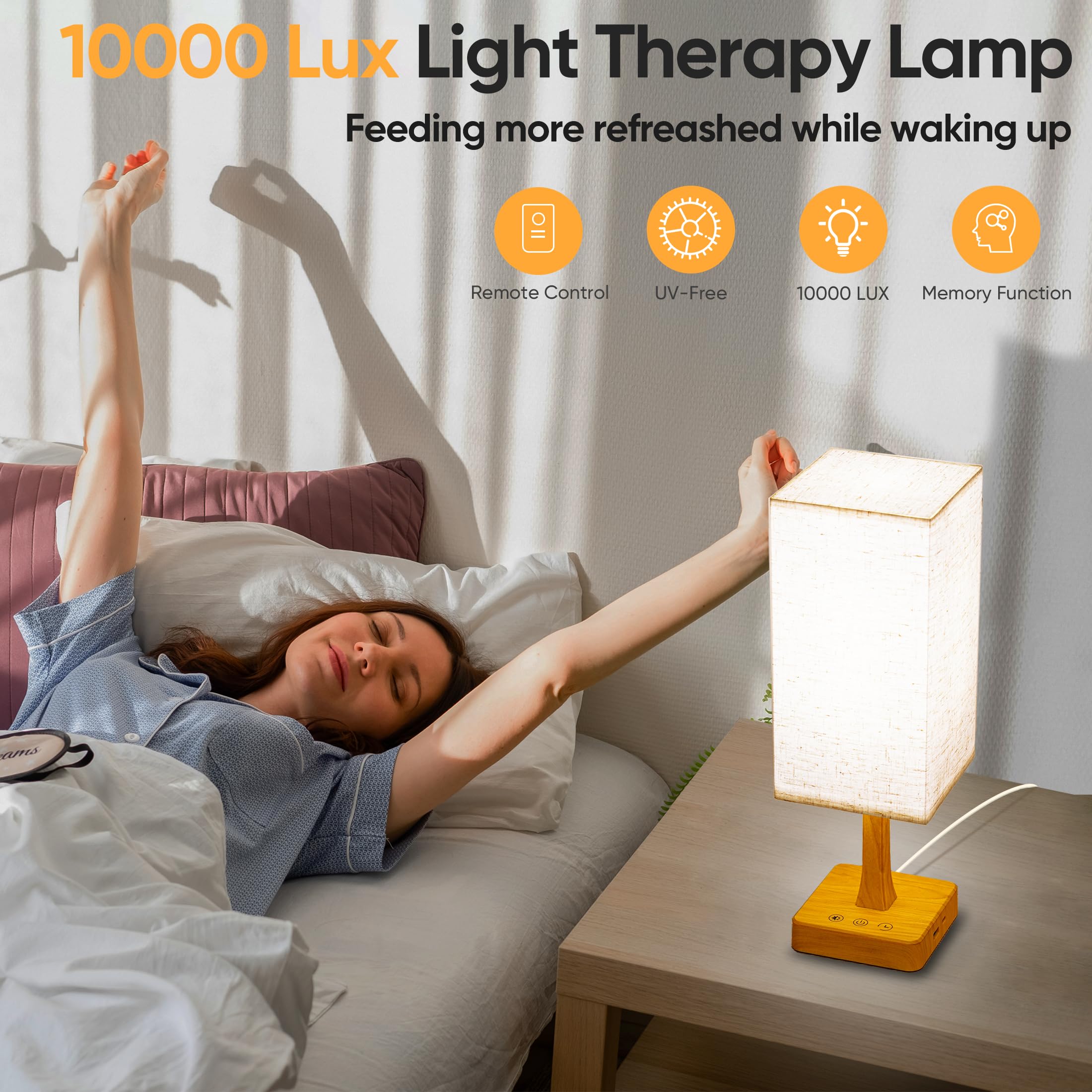OYADISIIOP remote-controlled lamp for easy mood adjustments