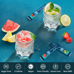 OZENKE electrolytes stick strawberry for travel hydration and easy refreshment.