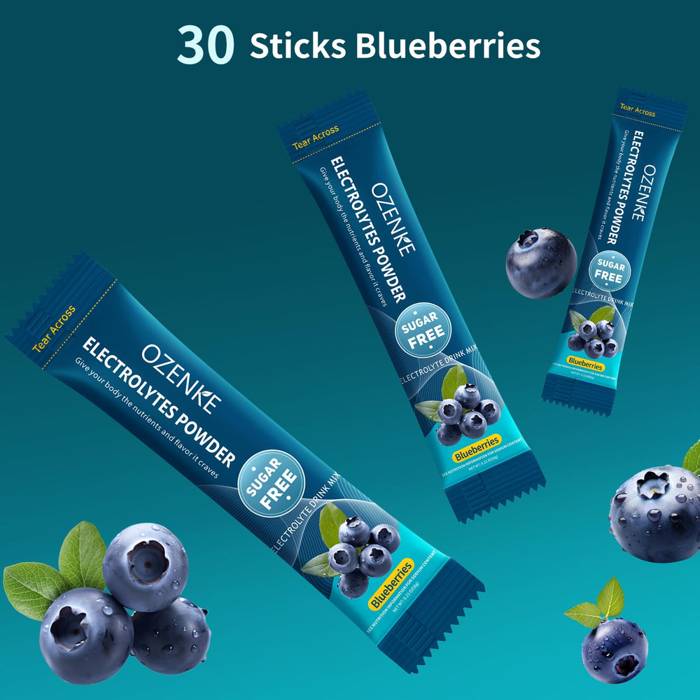 OZENKE sugar-free electrolyte mix supports hydration without calories