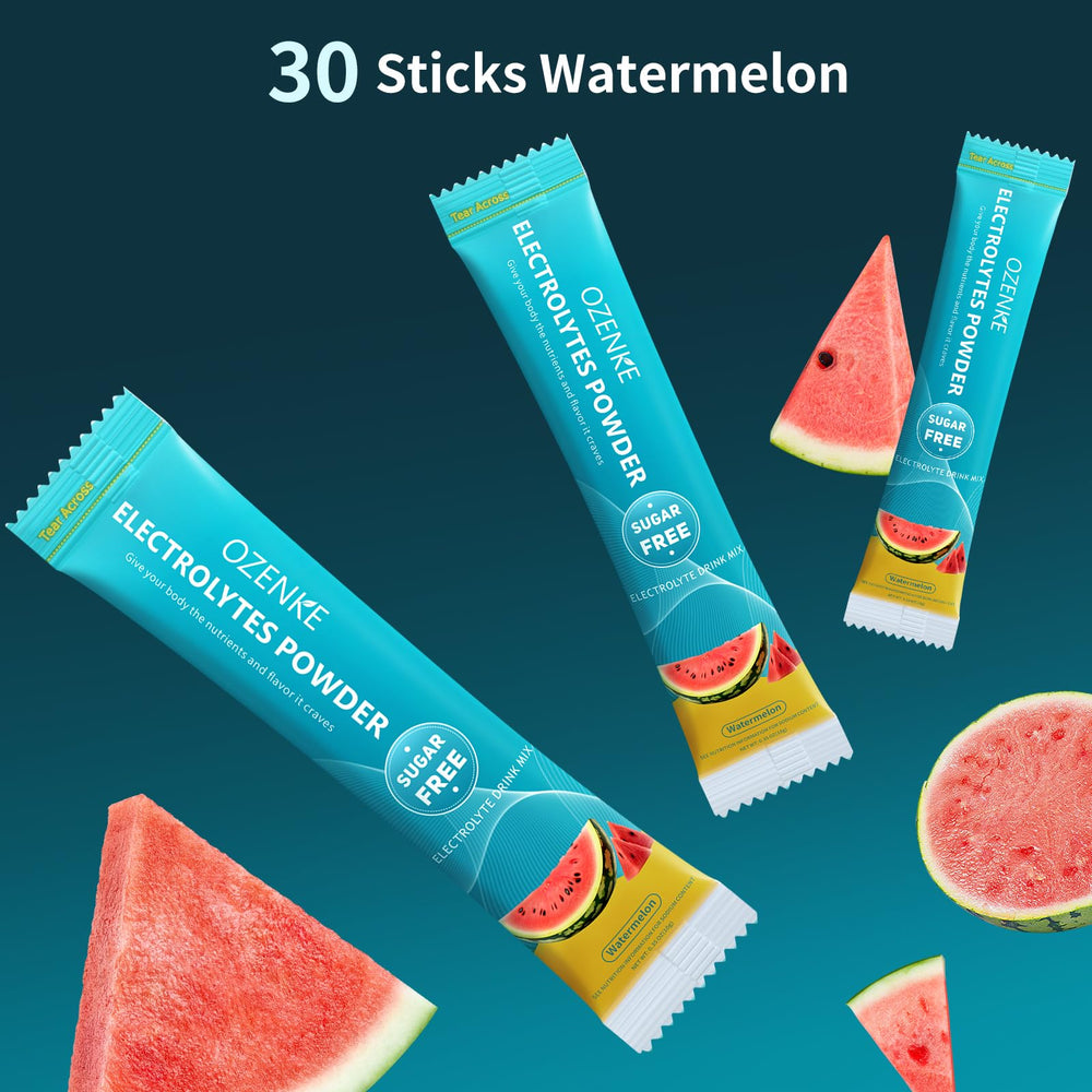 OZENKE Sugar-free hydration packet provides refreshing flavor without calories.
