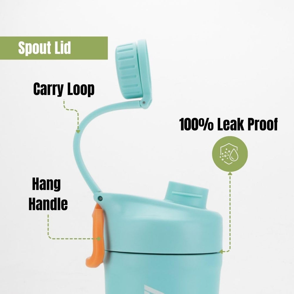Compact Ozizo bottle design fits gym bags for on-the-go use