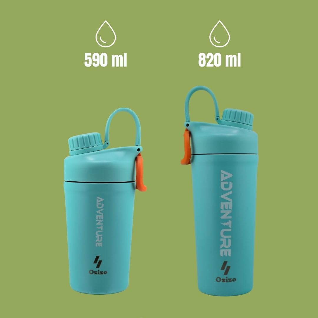 Family-friendly Ozizo shaker bottle suitable for all ages