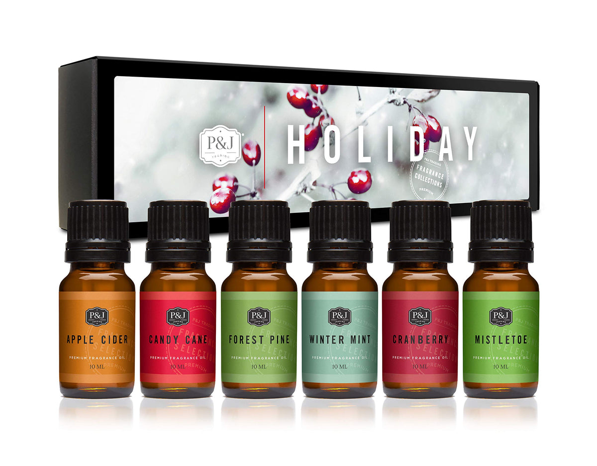 P&J Trading Mistletoe bottle for festive candle making and diffusion