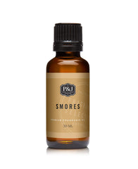 P&J Trading Smores Oil 30ml bottle, ideal for candles and diffusers.
