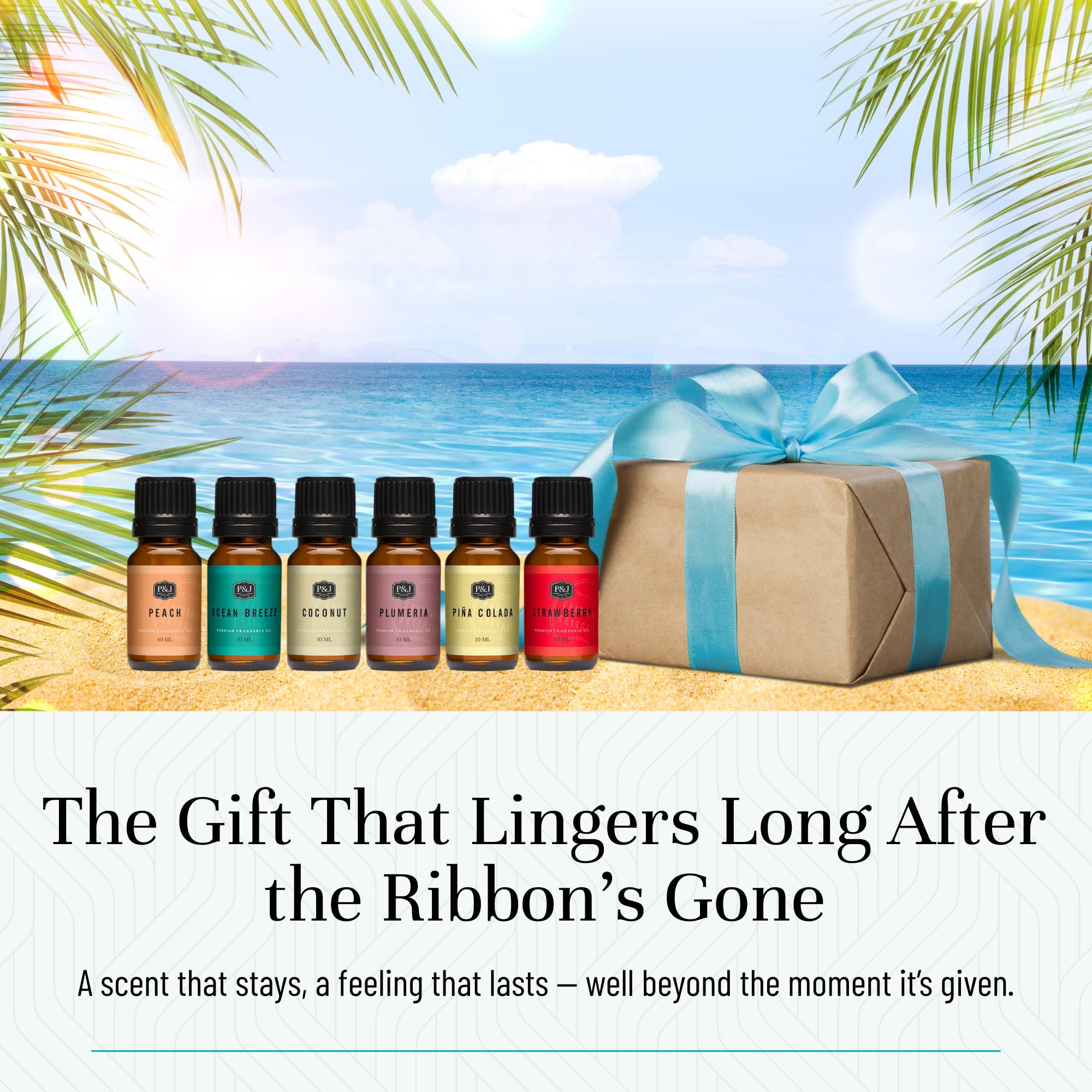 P&J Trading Ocean Breeze fragrance oil with fresh aquatic notes for diffusers.