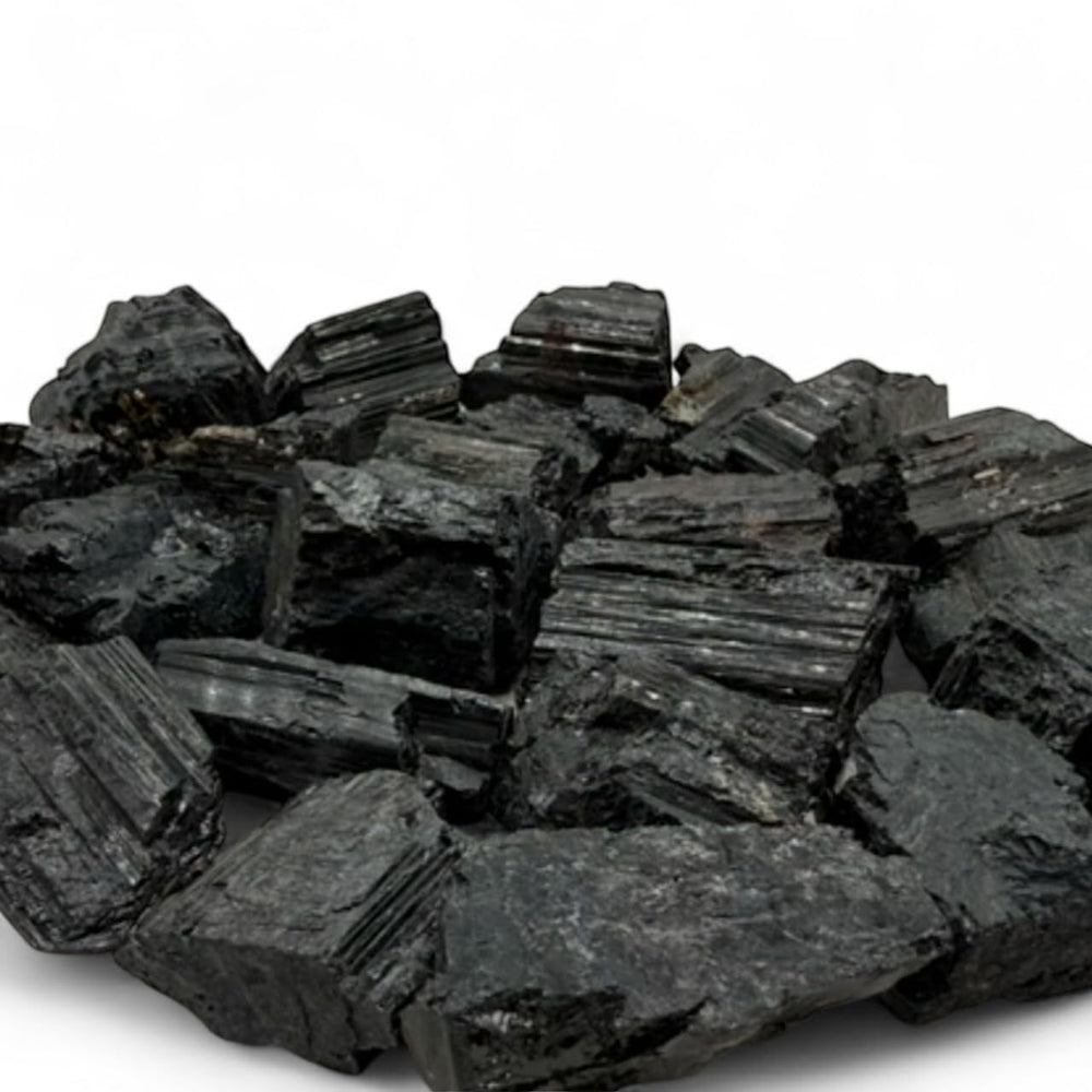 Pachamama Essentials bulk tourmaline stones suitable for Feng Shui or meditation.