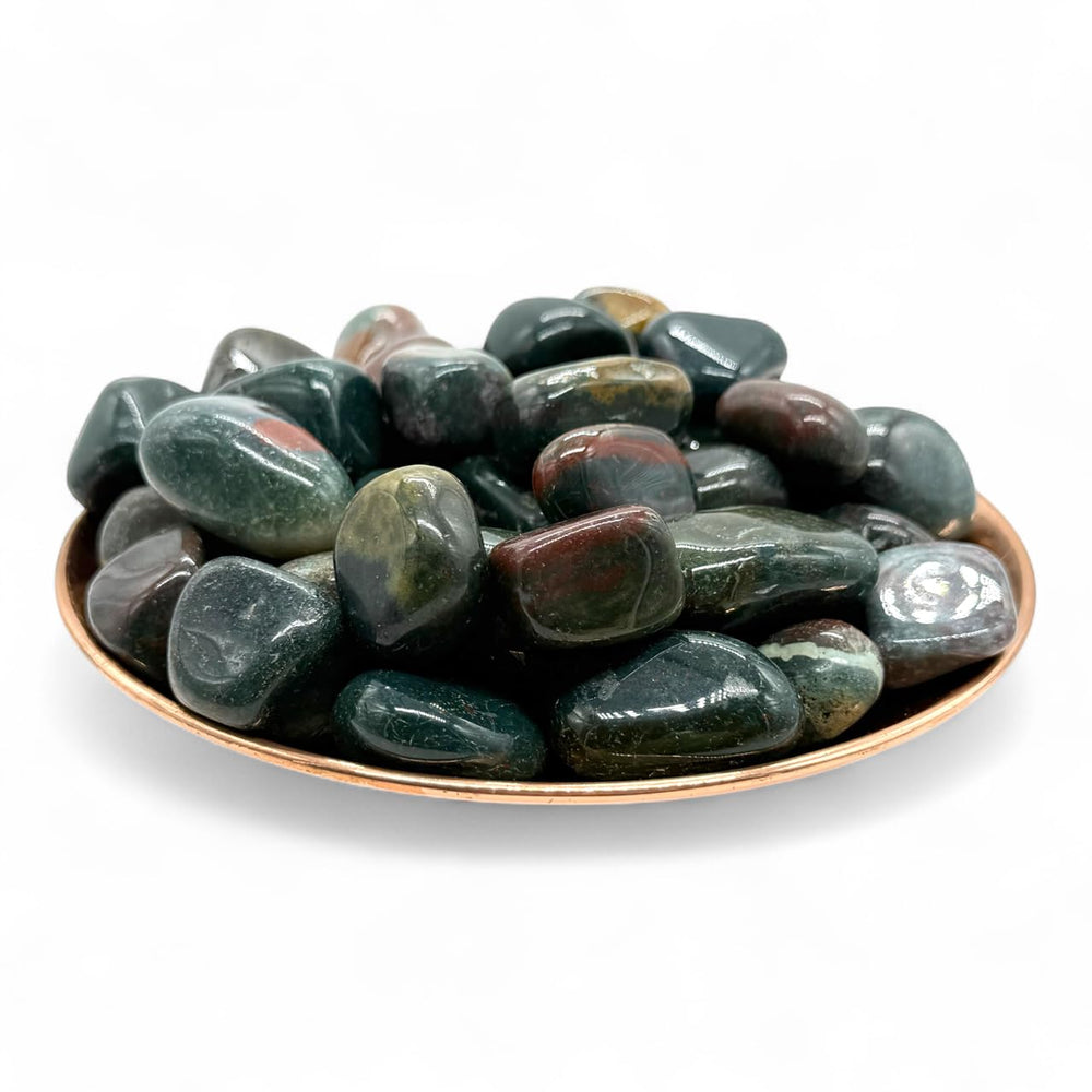 Pachamama Essentials Bloodstone enhances energy and motivation daily.