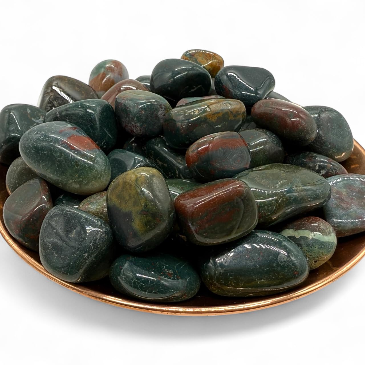Pachamama Essentials Bloodstone fosters intuition and creative focus.