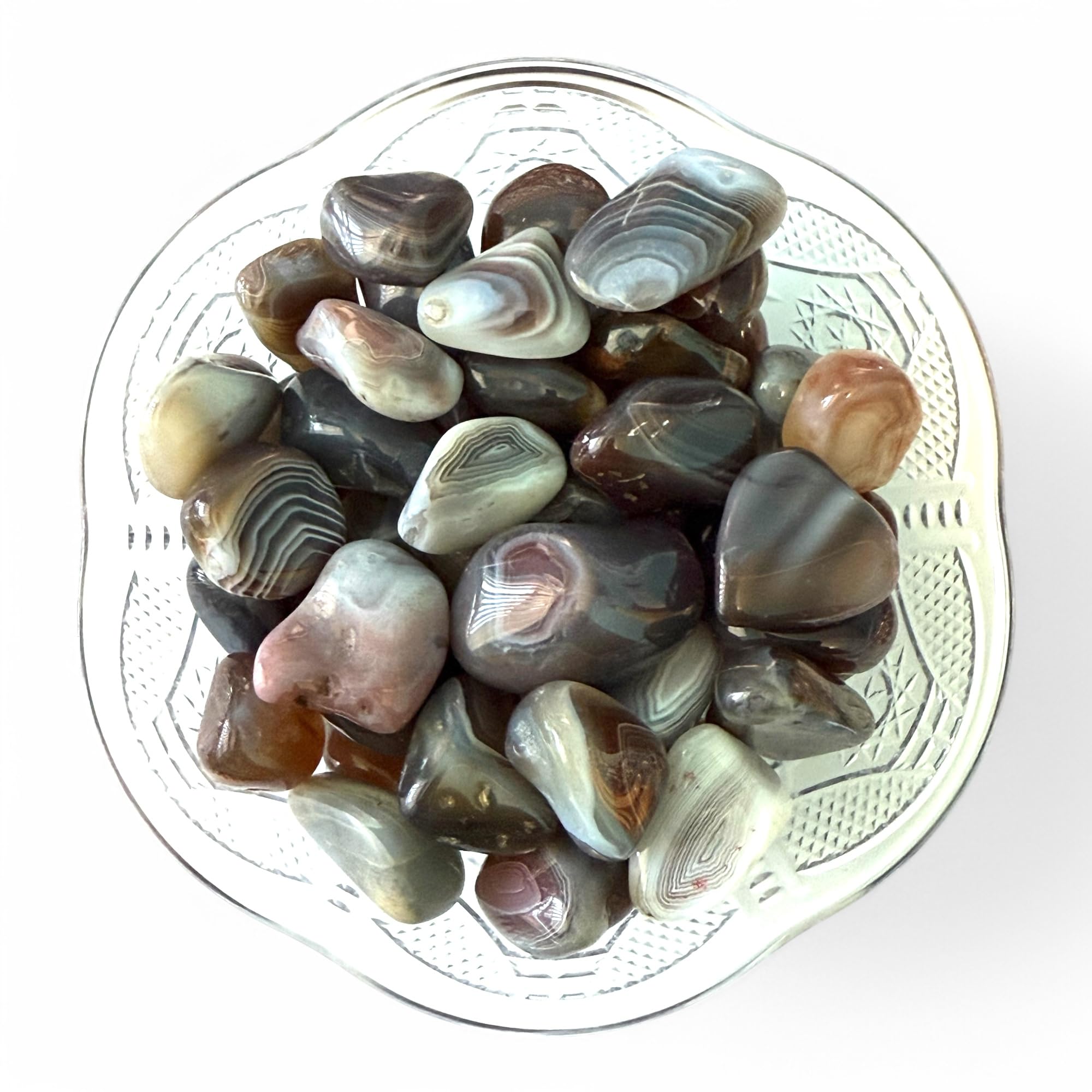Pachamama Essentials Botswana Agate tumbl es for crafts and jewelry making