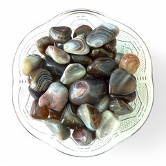 Pachamama Essentials Botswana Agate tumbl es for crafts and jewelry making