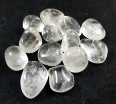 Pachamama Essentials Clear Quartz Tumbled 5 stones enhance intention and clarity.