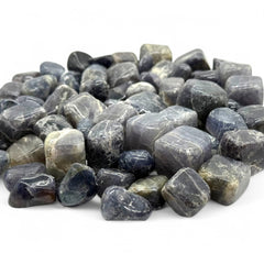 Pachamama Essentials Iolite tumbled stones active auric field during meditation.