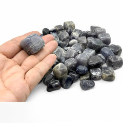Pachamama Essentials Iolite tumbled stones aid visualization during daily problem solving.