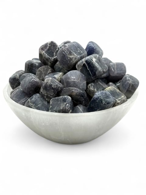 Pachamama Essentials Iolite tumbled stone invites new beginnings and fresh perspectives.