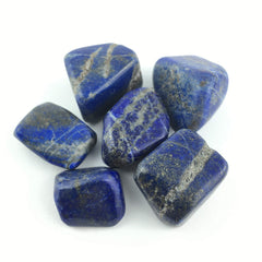 Pachamama Essentials Lapis Lazuli stones pack highlighting natural variation for displays.